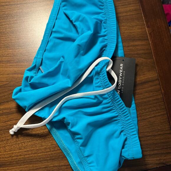 N2N BS31 BodegaTrunk Men's Swim Turquoise Size S Brand New - Picture 5 of 5